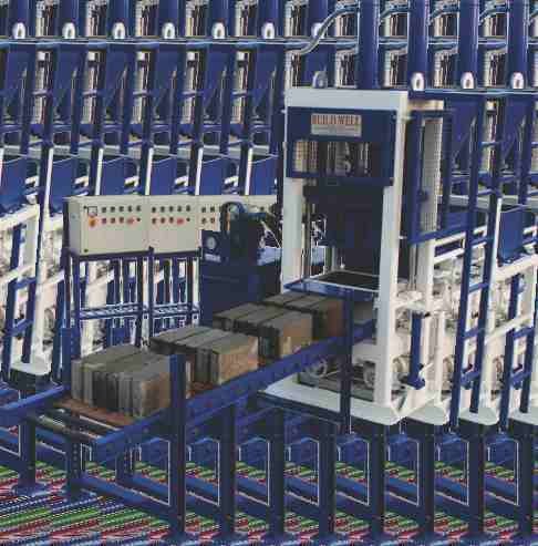 BW-125 hydraulic color paver press